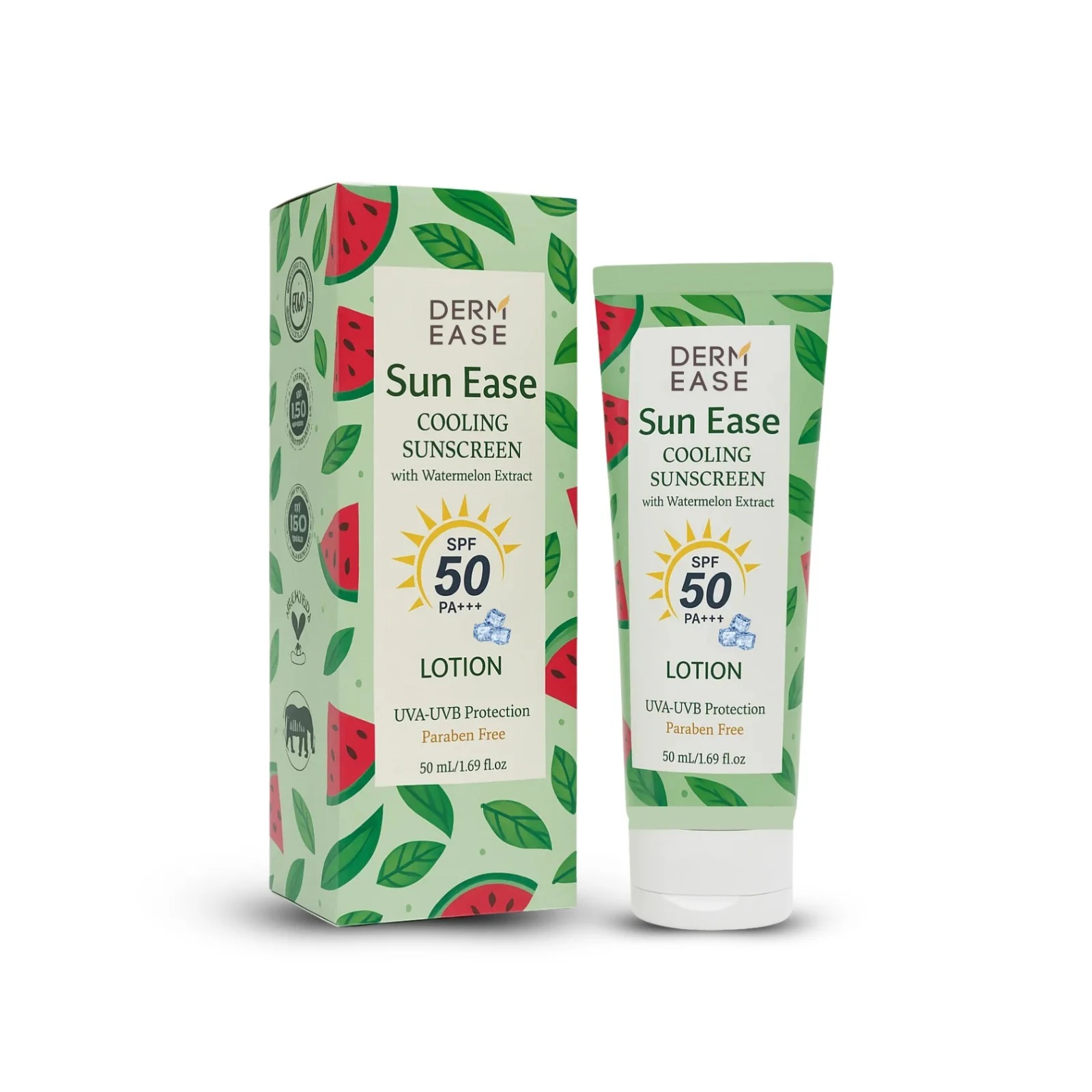 DERM EASE SUN EASE COOLING SUNSCREEN SPF 50
